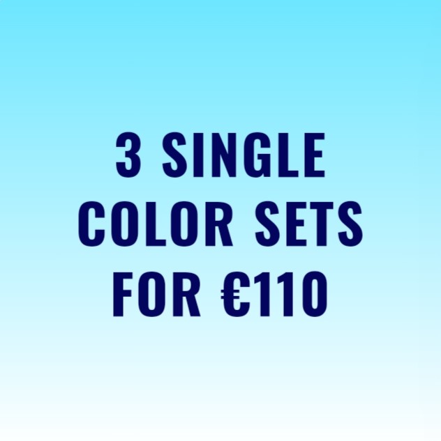 SINGLE COLOR 3 SETS FOR €110 Press on Nails from Nails by Myrt